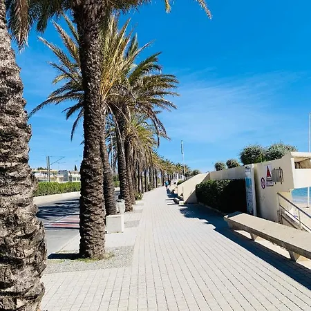 شقة 5 Mn Des Plages De Sable, Parking Et Piscine جولْف جو